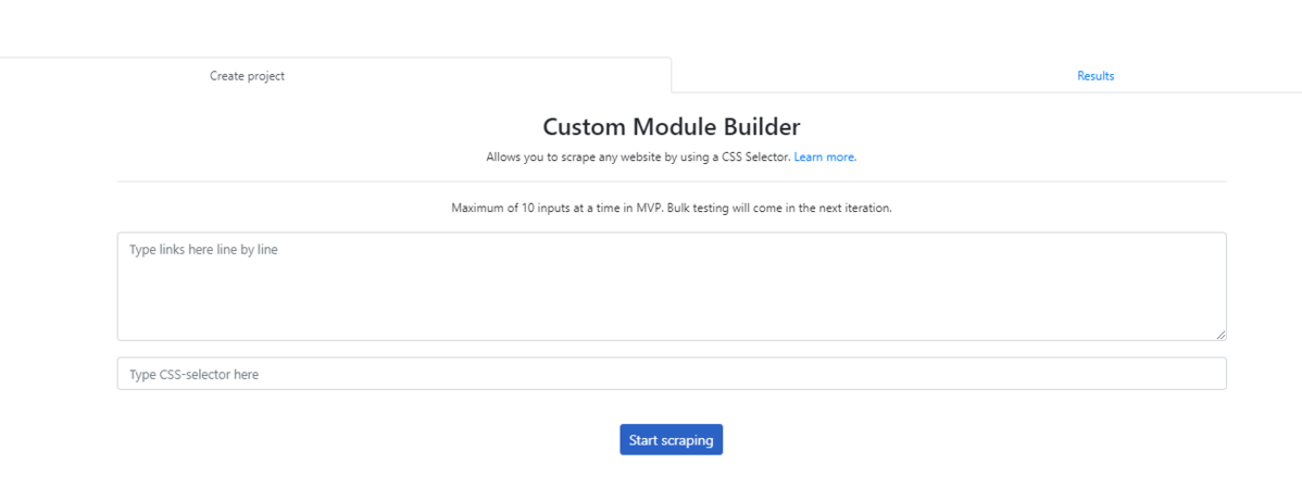 Custom Module Builder